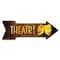 Signmission Theatre Arrow Decal Funny Home Decor 18in Wide D-A-999572 - alternate 1